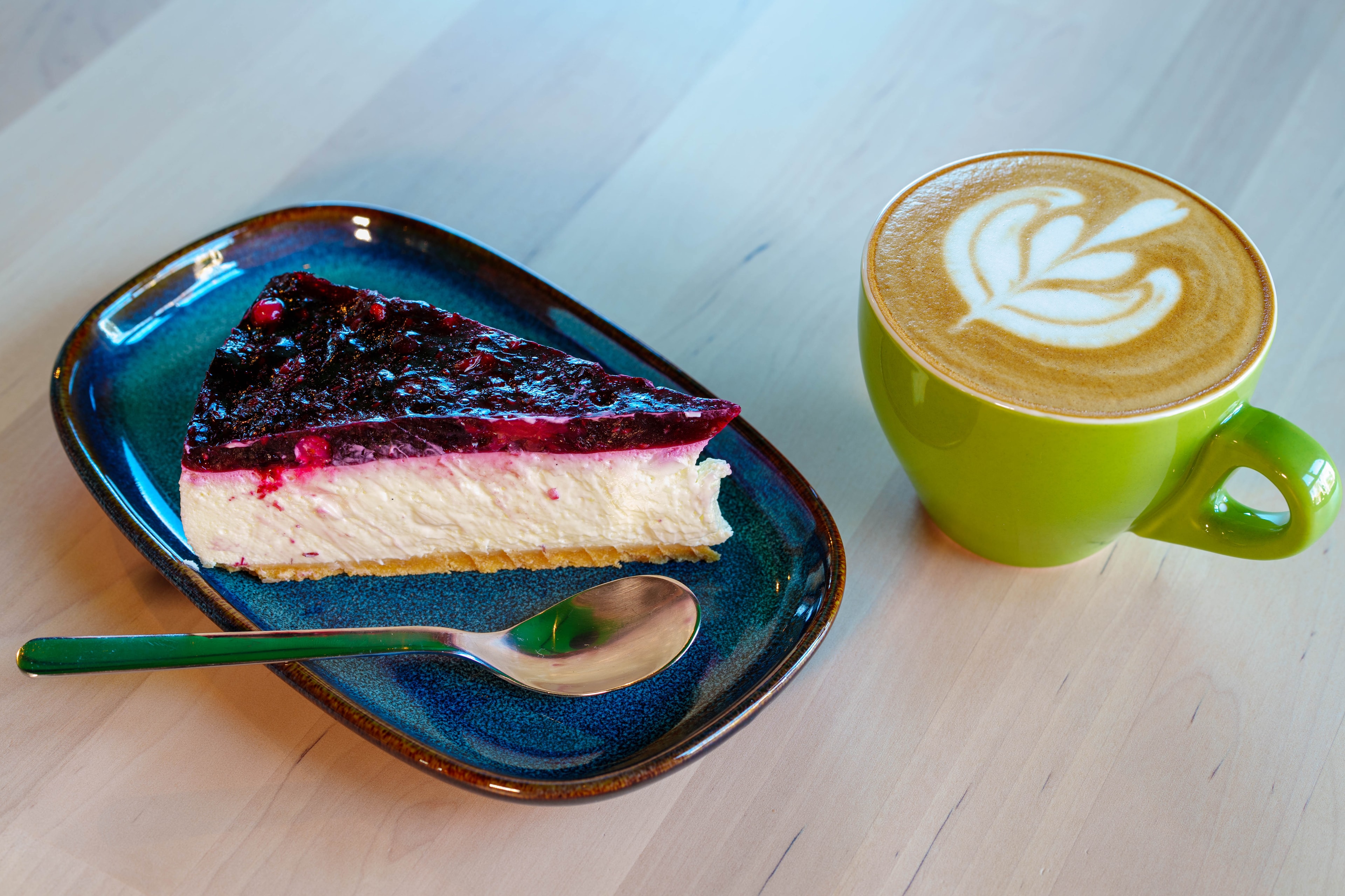 Servering på Café Kievra